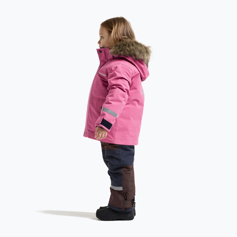 Geacă de iarnă pentru copii Didriksons Bjärven 5 Parka heather pink 4