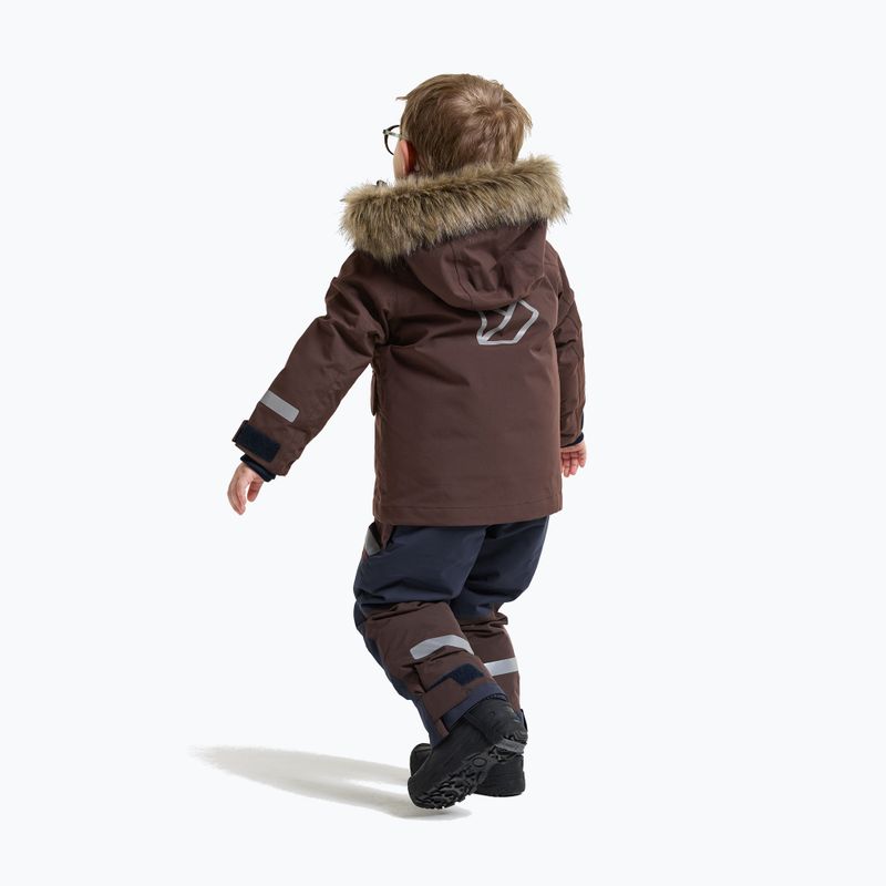 Geacă de iarnă pentru copii Didriksons Bjärven 5 Parka shadow brown 3
