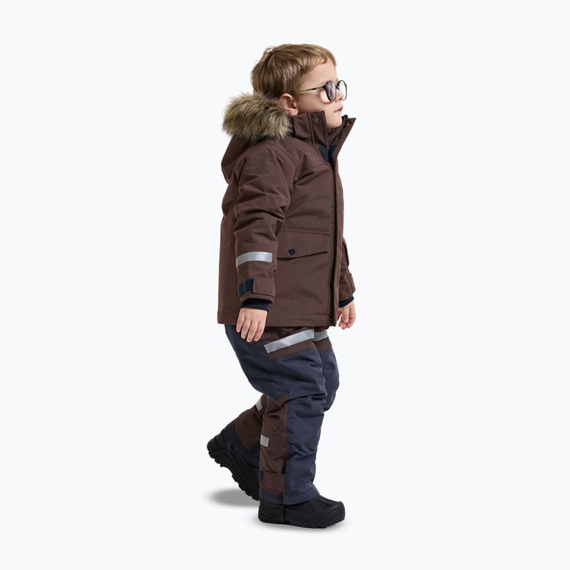 Geacă de iarnă pentru copii Didriksons Bjärven 5 Parka shadow brown 4