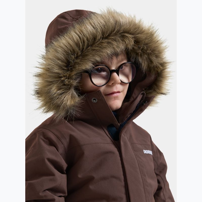 Geacă de iarnă pentru copii Didriksons Bjärven 5 Parka shadow brown 5