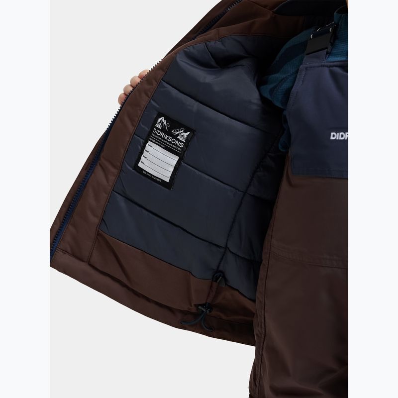 Geacă de iarnă pentru copii Didriksons Bjärven 5 Parka shadow brown 8