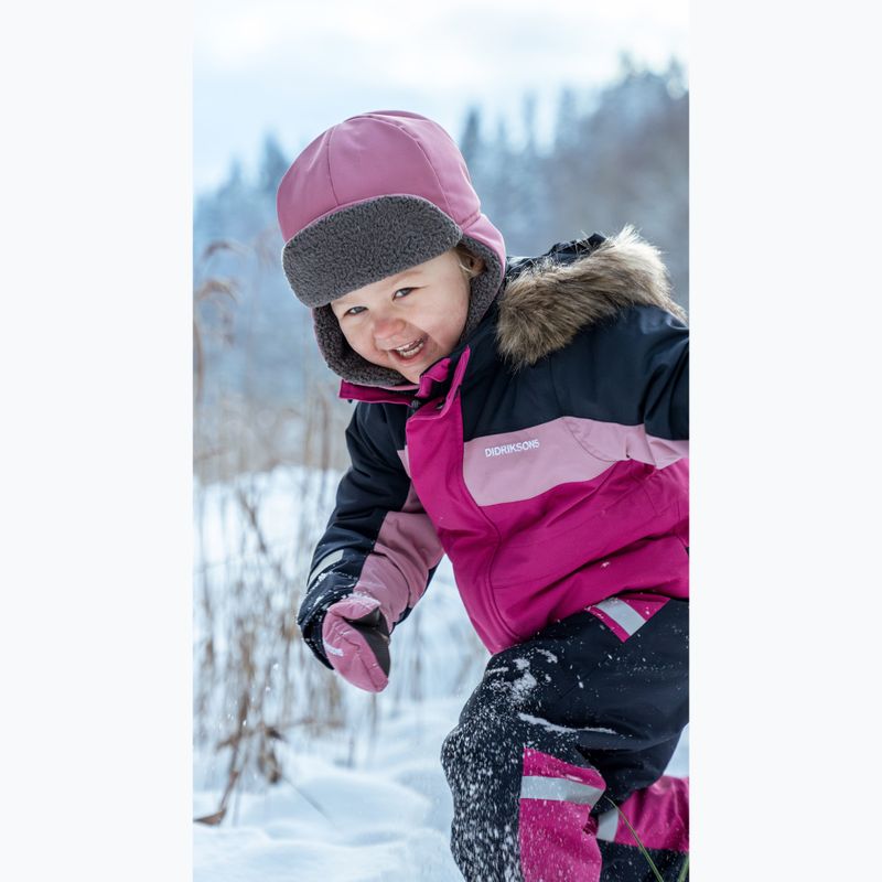 Căciulă de iarnă pentru copii Didriksons Biggles 7 heather pink 6