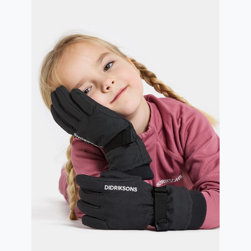 Mănuși de schi pentru copii Didriksons Biggles 4 black 2