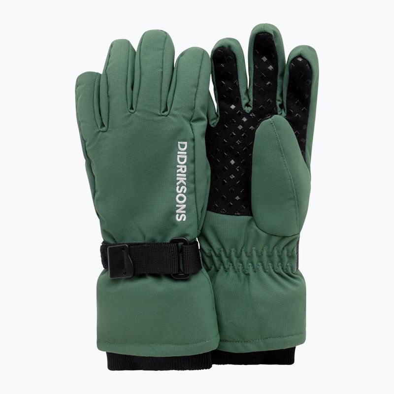 Mănuși de schi pentru copii Didriksons Biggles 4 dark moss