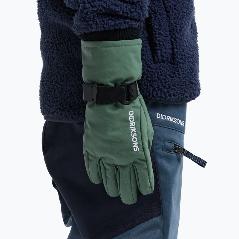 Mănuși de schi pentru copii Didriksons Biggles 4 dark moss 2