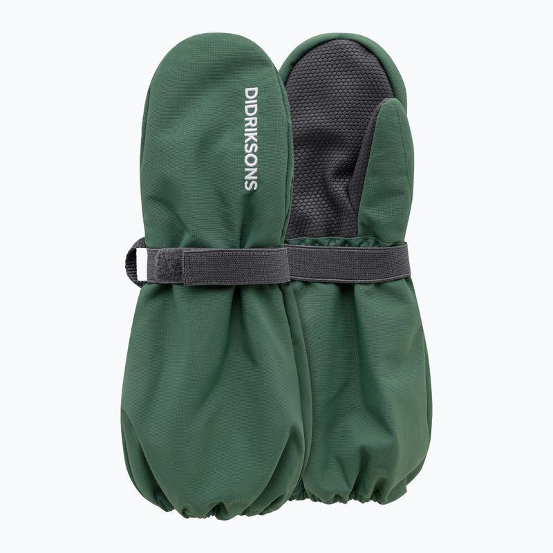 Mănuși de schi pentru copii Didriksons Biggles Mitten 8 dark moss