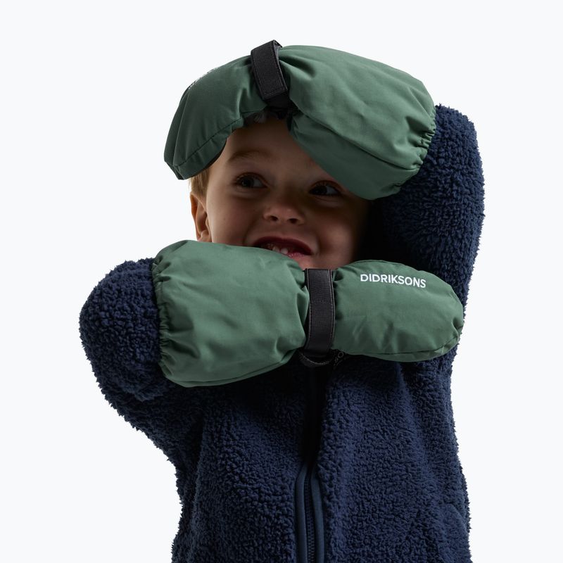 Mănuși de schi pentru copii Didriksons Biggles Mitten 8 dark moss 2