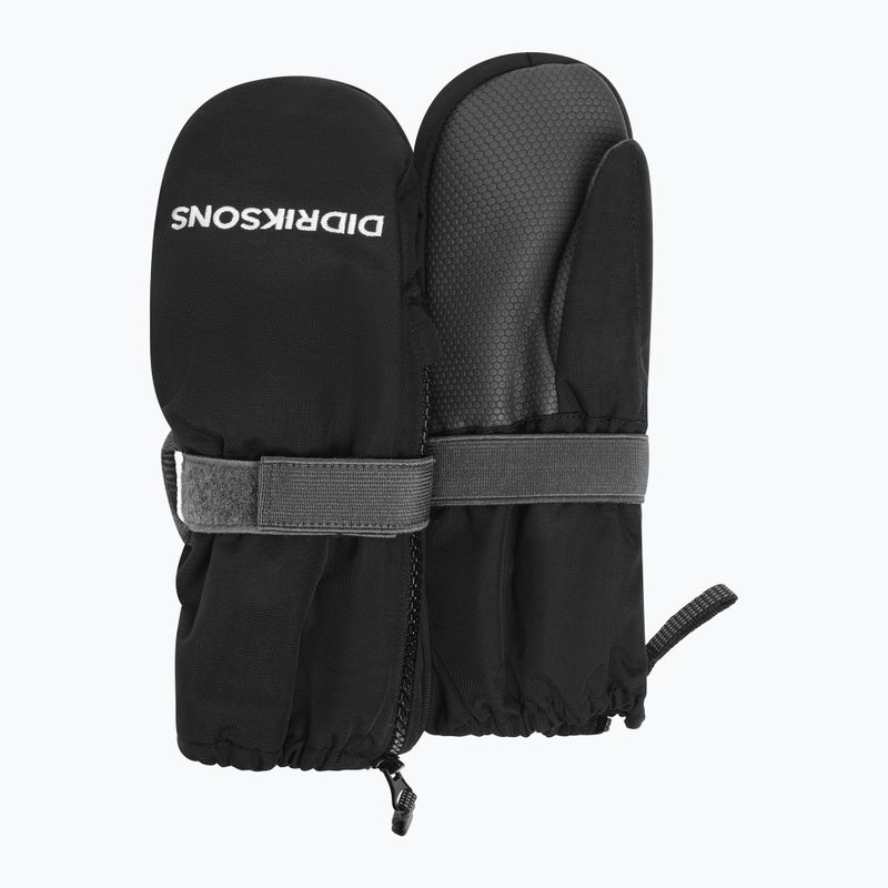 Mănuși de schi pentru copii Didriksons Biggles Zip Mitten 9 black