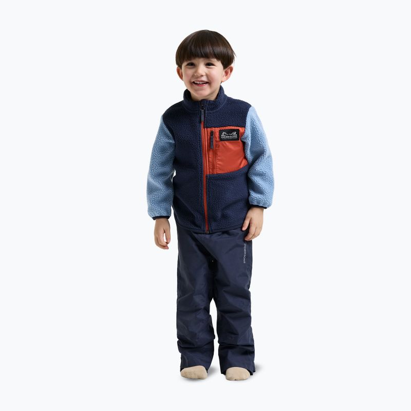 Bluză fleece pentru copii Didriksons Anten 2 Fz winter blue 4