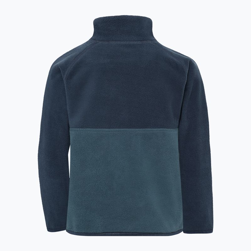 Bluză fleece pentru copii Didriksons Monte 6 Half Button mountain blue 2