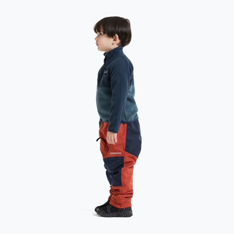 Bluză fleece pentru copii Didriksons Monte 6 Half Button mountain blue 6