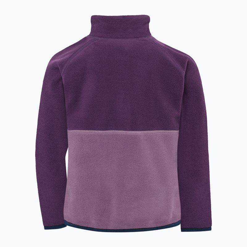 Bluză fleece pentru copii Didriksons Monte 6 Half Button northern purple 2