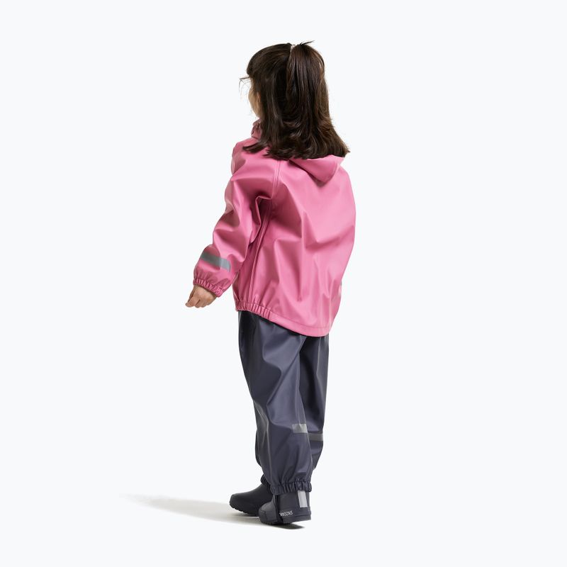 Set de ploaie pentru copii Didriksons Slaskeman 4 heather pink 4