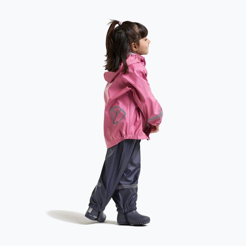Set de ploaie pentru copii Didriksons Slaskeman 4 heather pink 6