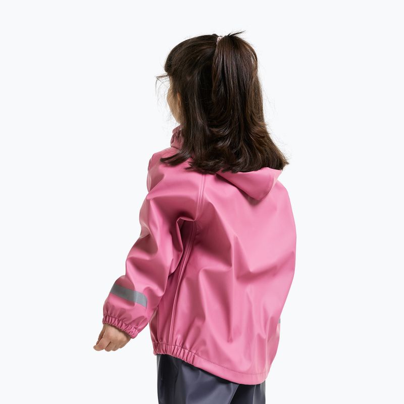 Set de ploaie pentru copii Didriksons Slaskeman 4 heather pink 8