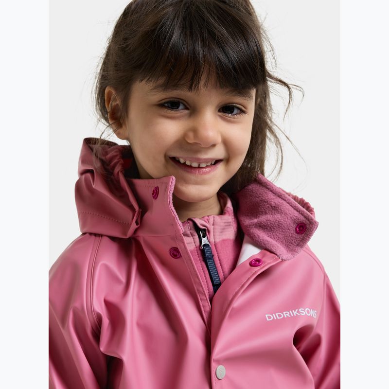 Set de ploaie pentru copii Didriksons Slaskeman 4 heather pink 10