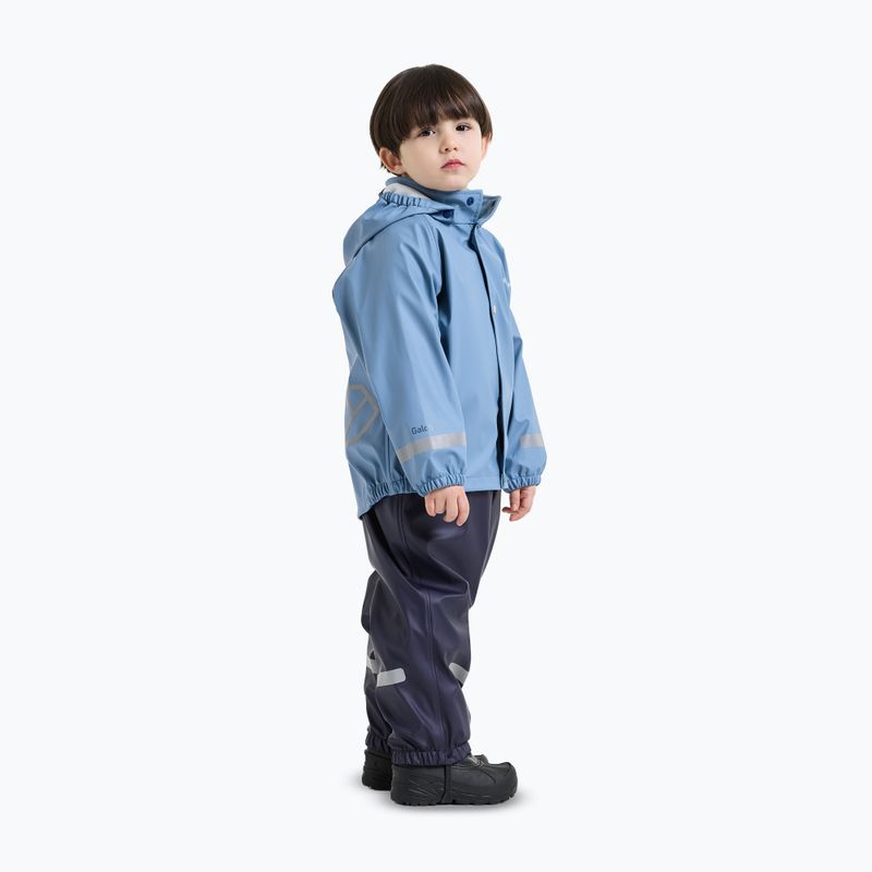Set de ploaie pentru copii Didriksons Slaskeman 4 winter blue 7