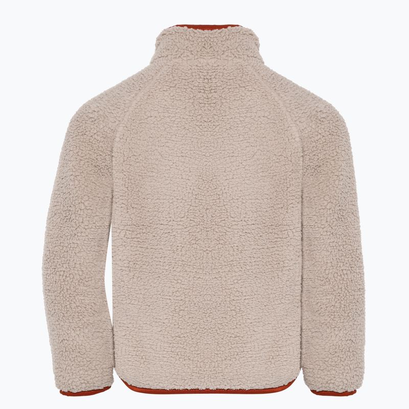 Bluză fleece pentru copii Didriksons Gibbsc 2 Fz beach beige/rust 2