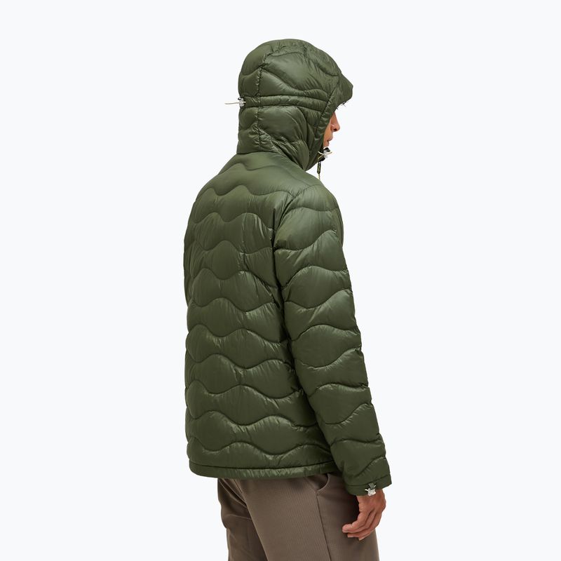 Geacă cu puf pentru bărbați Peak Performance Helium Utility Down Hood Pine Needle/Mosswood 3