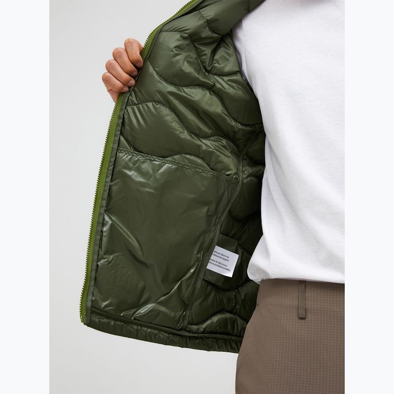 Geacă cu puf pentru bărbați Peak Performance Helium Utility Down Hood Pine Needle/Mosswood 4
