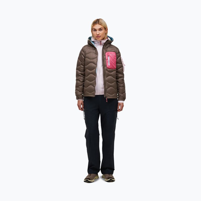 Geacă cu puf pentru femei Peak Performance Helium Utility Down terrain tan/mountain blush 2