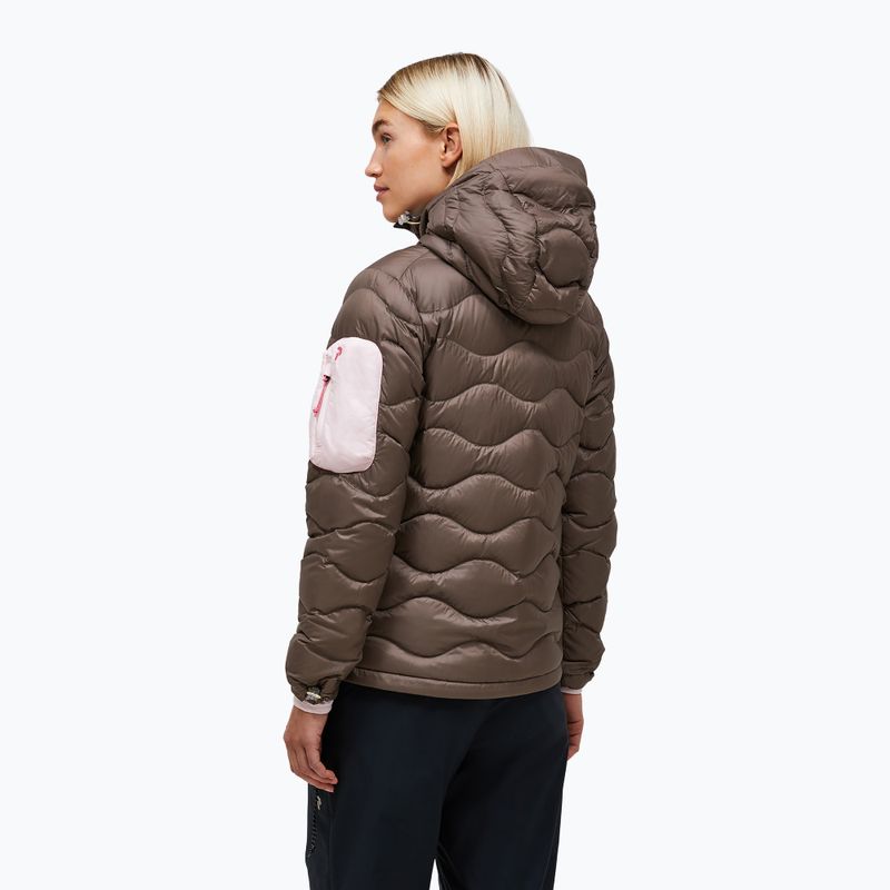 Geacă cu puf pentru femei Peak Performance Helium Utility Down terrain tan/mountain blush 3