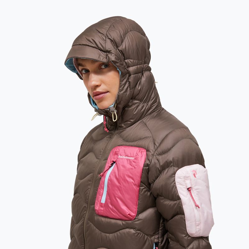 Geacă cu puf pentru femei Peak Performance Helium Utility Down terrain tan/mountain blush 4