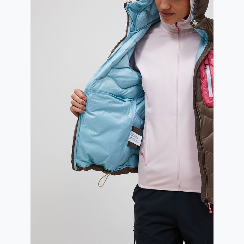 Geacă cu puf pentru femei Peak Performance Helium Utility Down terrain tan/mountain blush 5