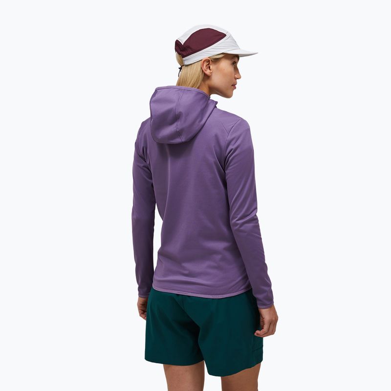 Bluză de trekking pentru femei Peak Performance Light Zip Hood montana grape 3