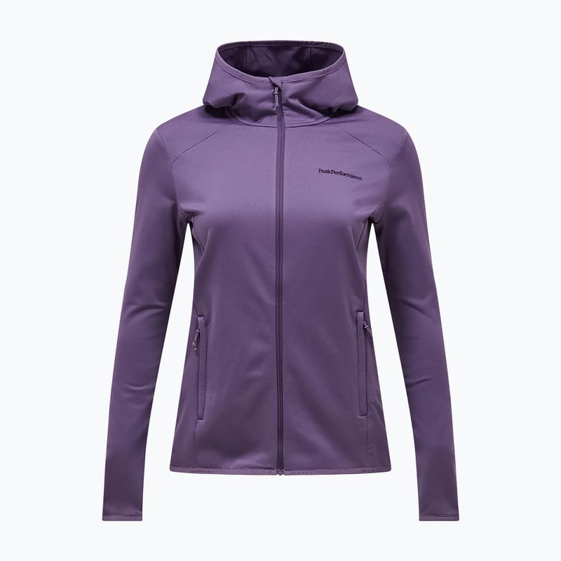 Bluză de trekking pentru femei Peak Performance Light Zip Hood montana grape 5