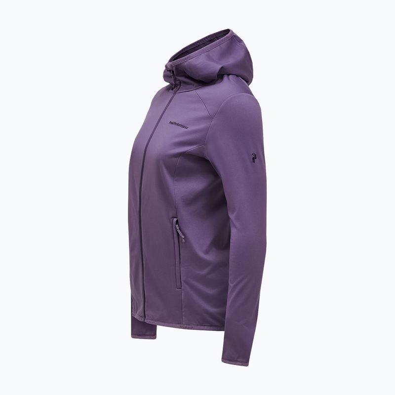 Bluză de trekking pentru femei Peak Performance Light Zip Hood montana grape 7