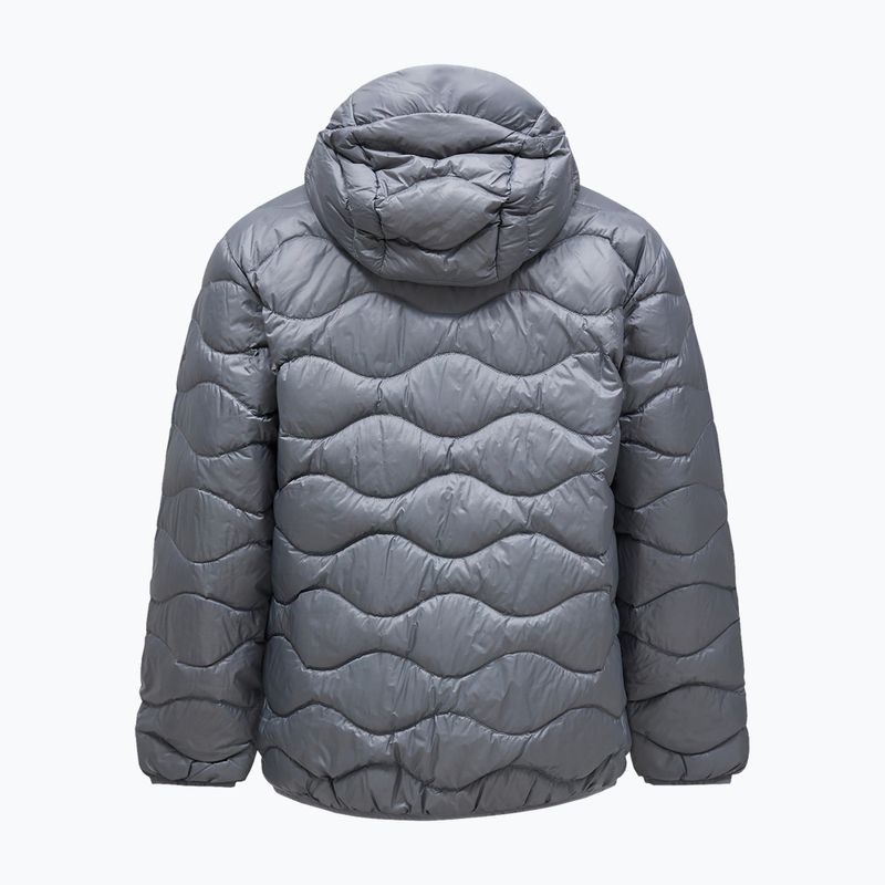 Geacă cu puf pentru bărbați Peak Performance Helium Down Hood lt grey/antarctica 6