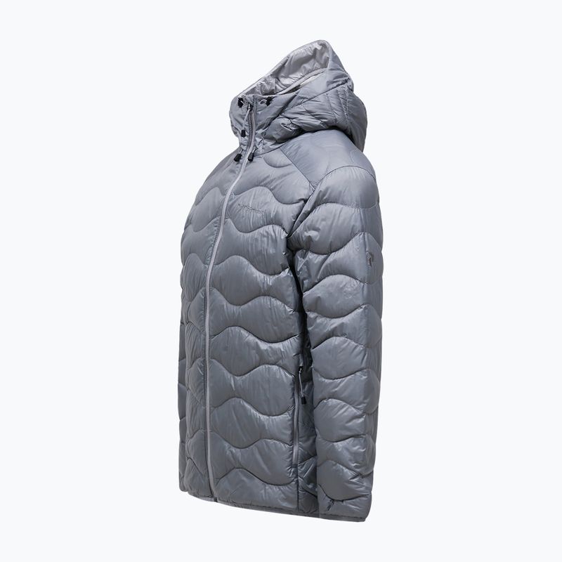 Geacă cu puf pentru bărbați Peak Performance Helium Down Hood lt grey/antarctica 7