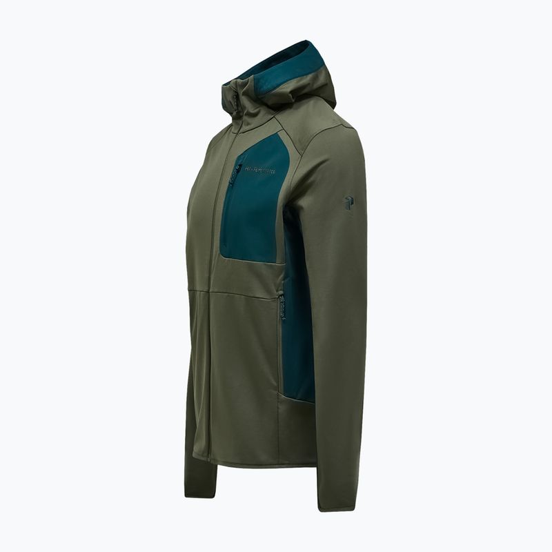 Bluză pentru bărbați Peak Performance Utility Light Zip pine needle/ponderosa pine 5