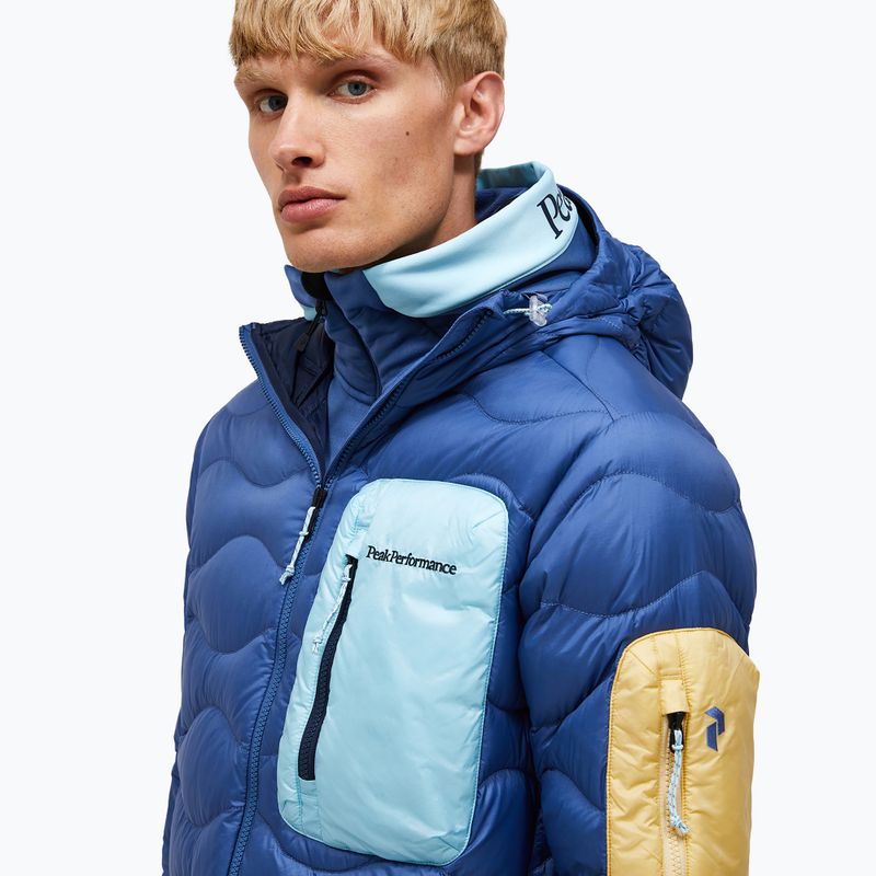 Geacă cu puf pentru bărbați Peak Performance Helium Utility Down Hood Summit Sky/Snowmelt 4