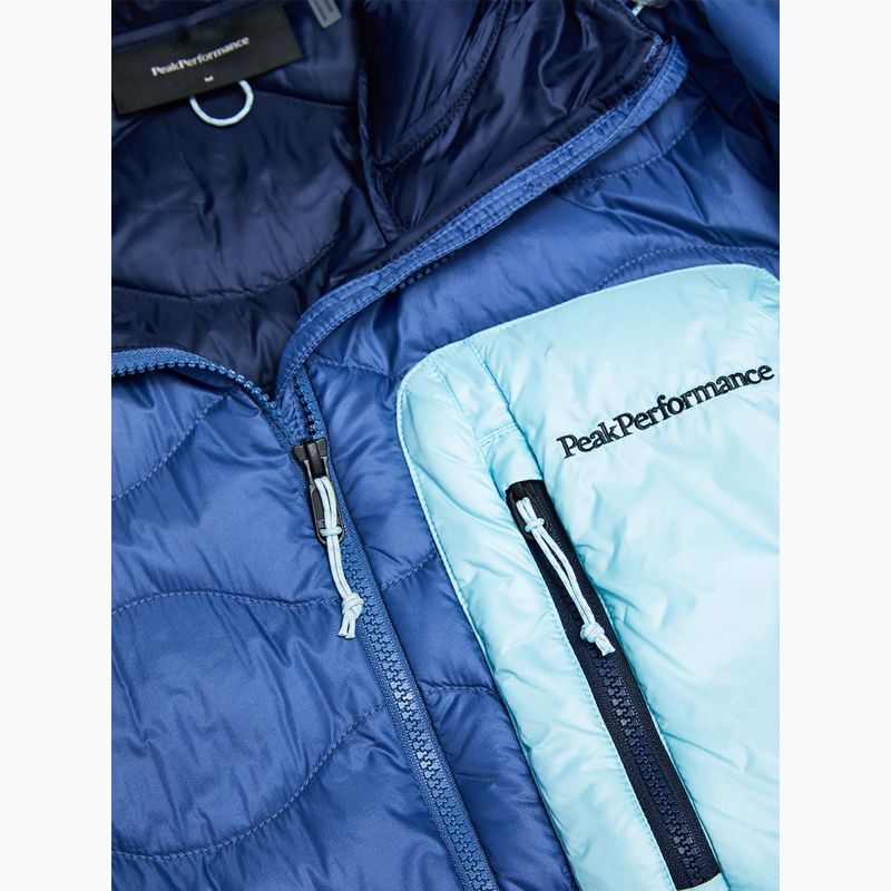 Geacă cu puf pentru bărbați Peak Performance Helium Utility Down Hood Summit Sky/Snowmelt 10
