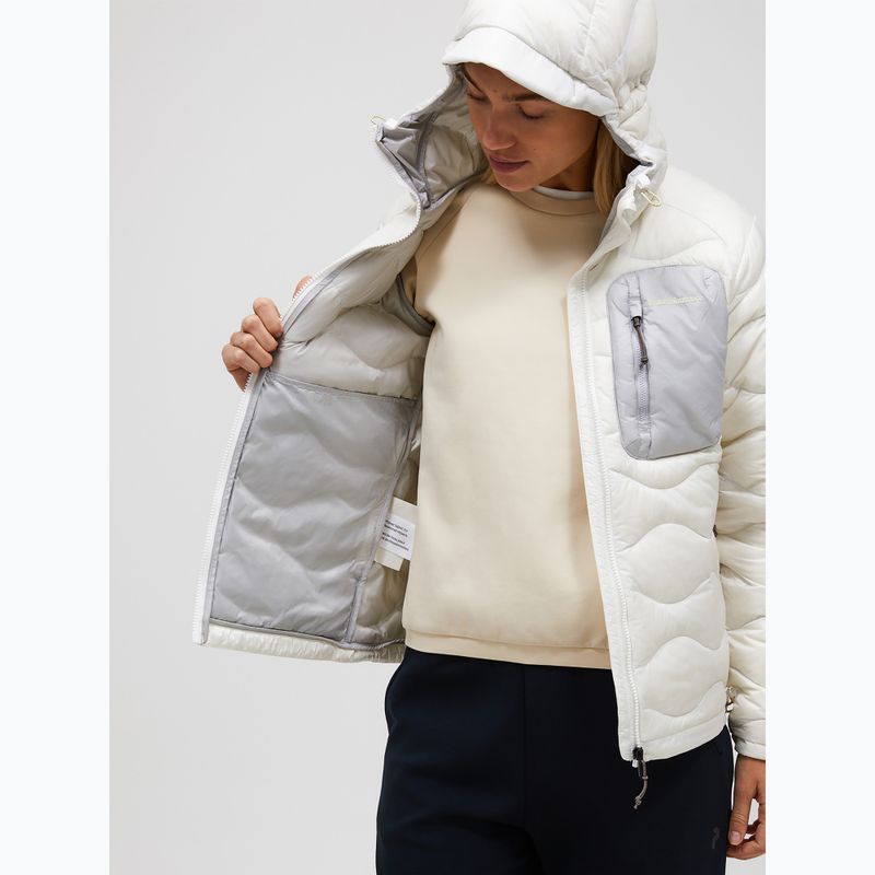 Geacă cu puf pentru femei Peak Performance Helium Utility Down offwhite/antarctica 3