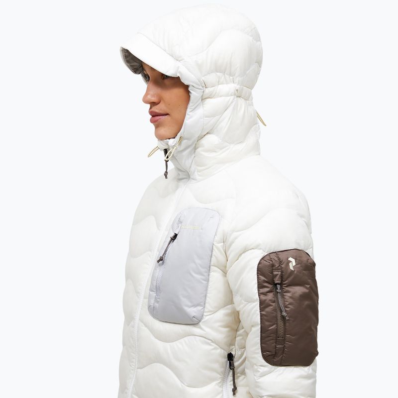 Geacă cu puf pentru femei Peak Performance Helium Utility Down offwhite/antarctica 4