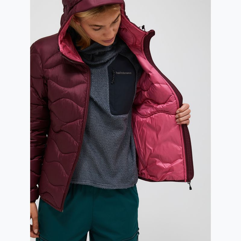 Geacă cu puf pentru femei Peak Performance Helium Down Hood Porto/Mountain Blush 4