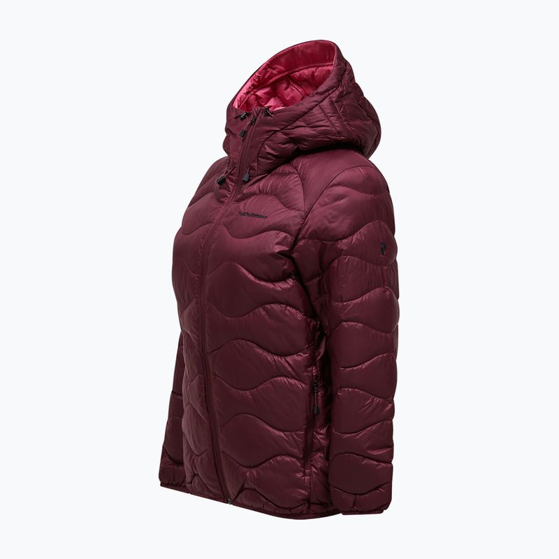 Geacă cu puf pentru femei Peak Performance Helium Down Hood Porto/Mountain Blush 8