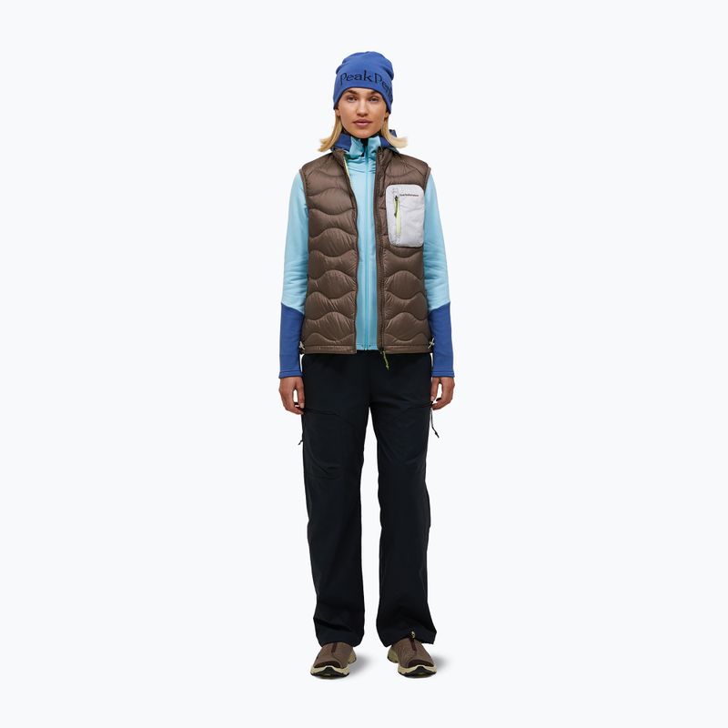 Vestă pentru femei Peak Performance Helium Utility Down terrain tan/antarctica 2