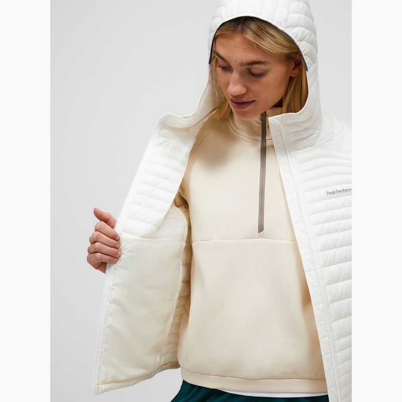 Geacă izolată pentru femei Peak Performance Monolight Synthetic Hood off white 4
