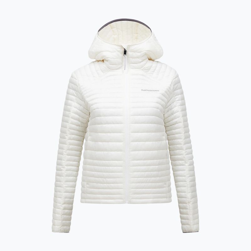 Geacă izolată pentru femei Peak Performance Monolight Synthetic Hood off white 6