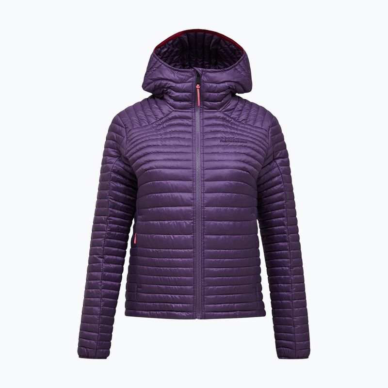 Geacă izolată pentru femei Peak Performance Monolight Synthetic Hood montana grape 5