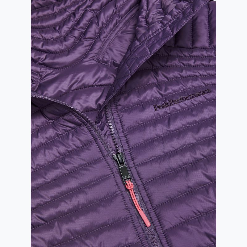 Geacă izolată pentru femei Peak Performance Monolight Synthetic Hood montana grape 8