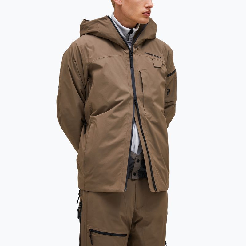 Geacă pentru bărbați Peak Performance Alpine GTX 2L Insulated Shell terrain tan 3
