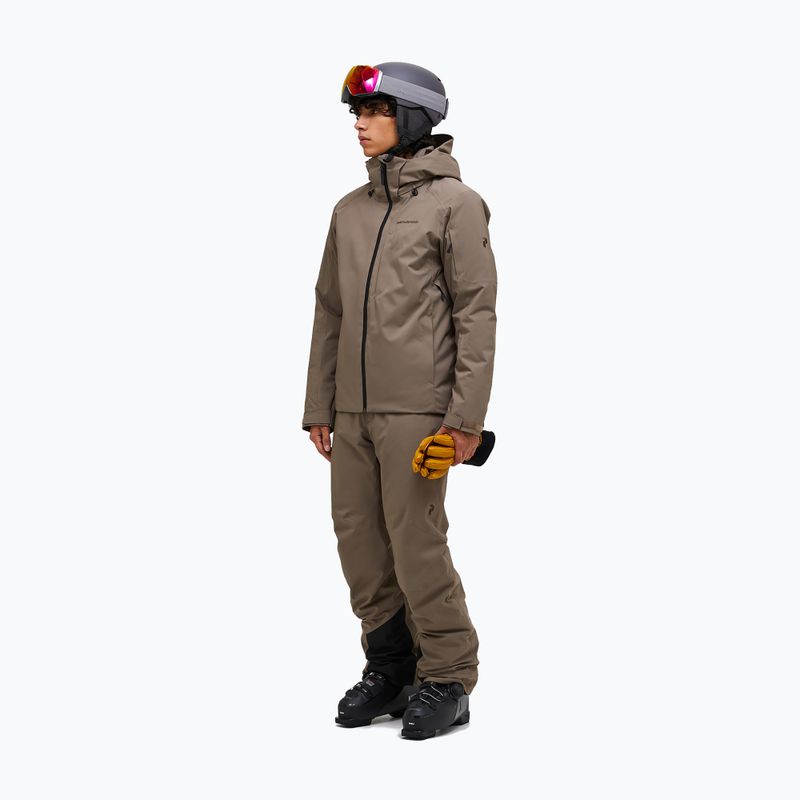 Geacă de schi pentru bărbați Peak Performance Maroon Insulated terrain tan 2