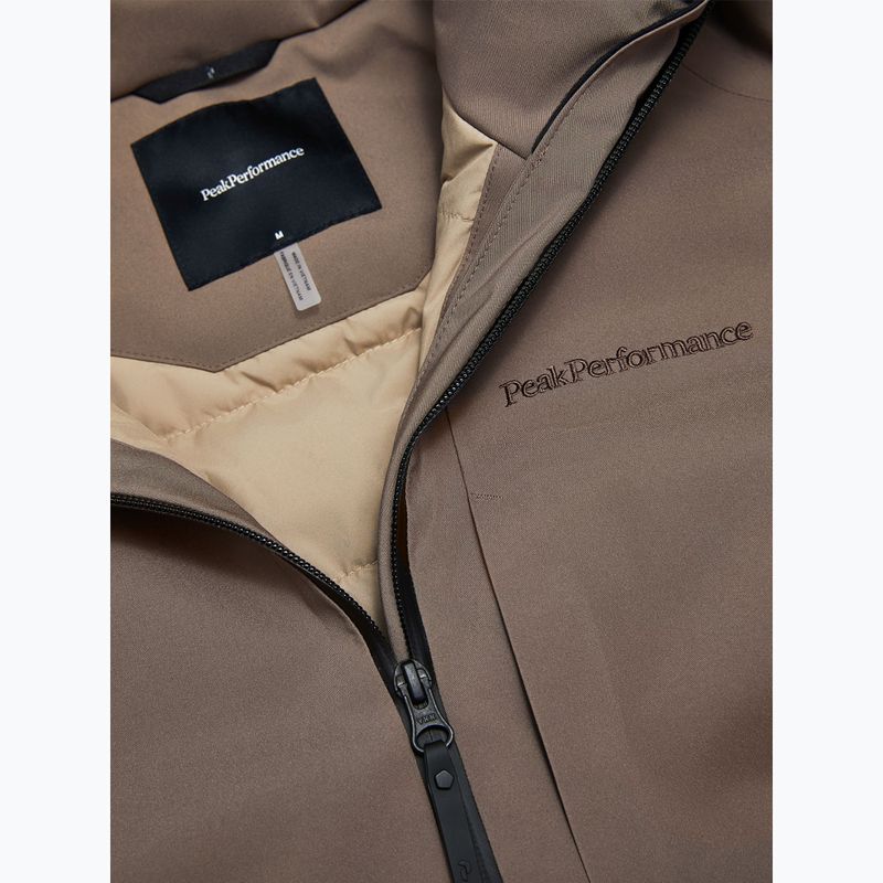 Geacă de schi pentru bărbați Peak Performance Maroon Insulated terrain tan 9