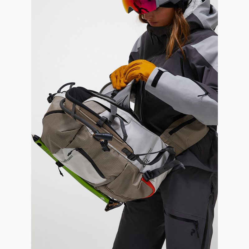 Rucsac de schi Peak Performance Vertical Ski 20 l avid beige/antarctica 6