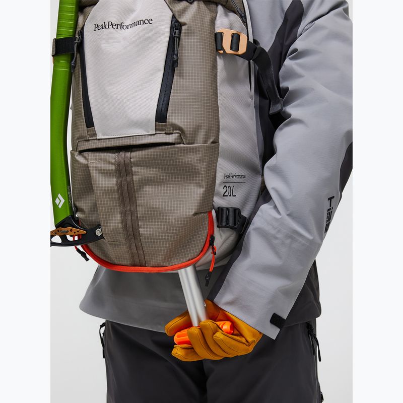 Rucsac de schi Peak Performance Vertical Ski 20 l avid beige/antarctica 7